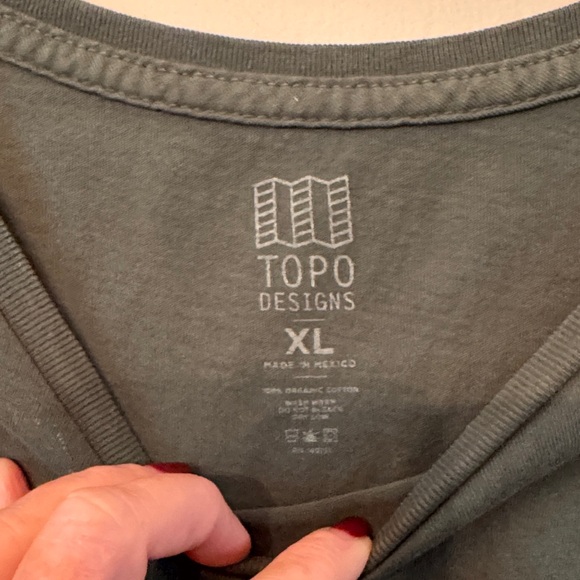 Topo Designs Women's Dark Green Graphic Tee - Picture 2 of 6